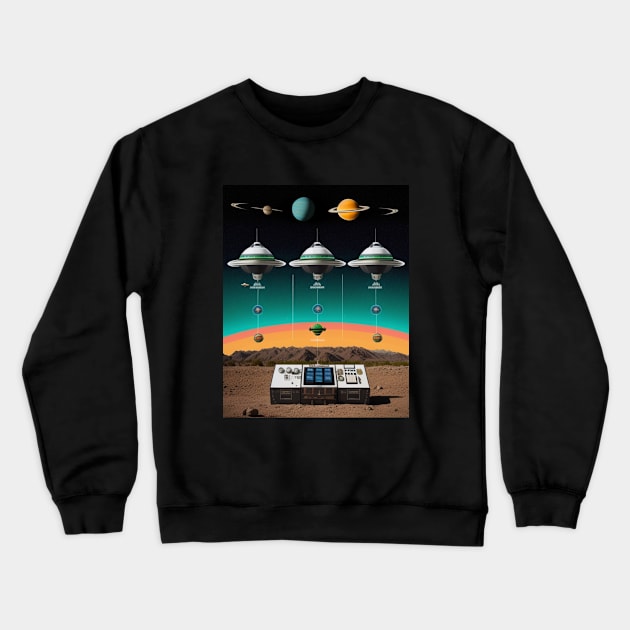 space anathomy Crewneck Sweatshirt by Bushveld Nights